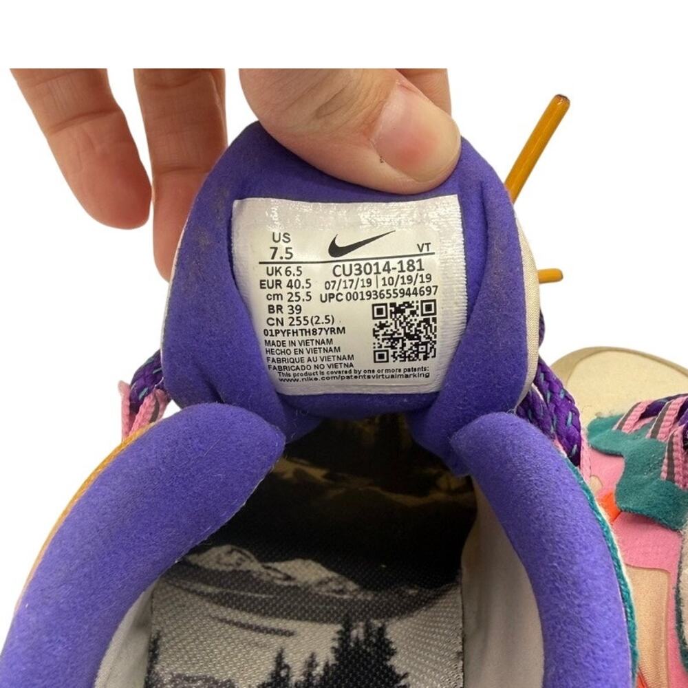 Nike Air Max 270 React Sneakers Women’s 7.5 Multicolor CU3014-181 - Picture 7 of 10